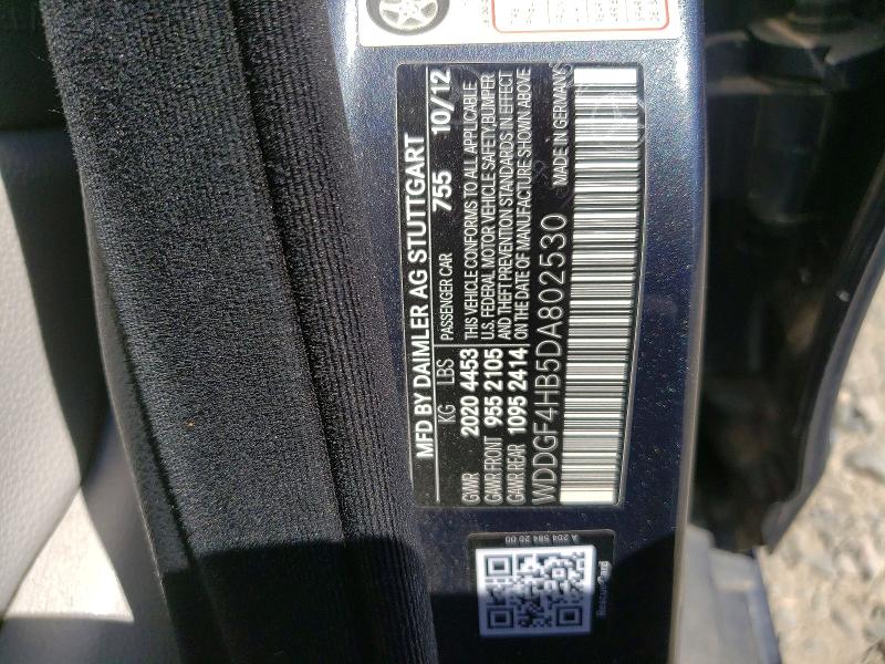Aukcja sprzedaży 2013 Mercedes-benz C, vin: WDDGF4HB5DA802530, numer aukcji: 64102256