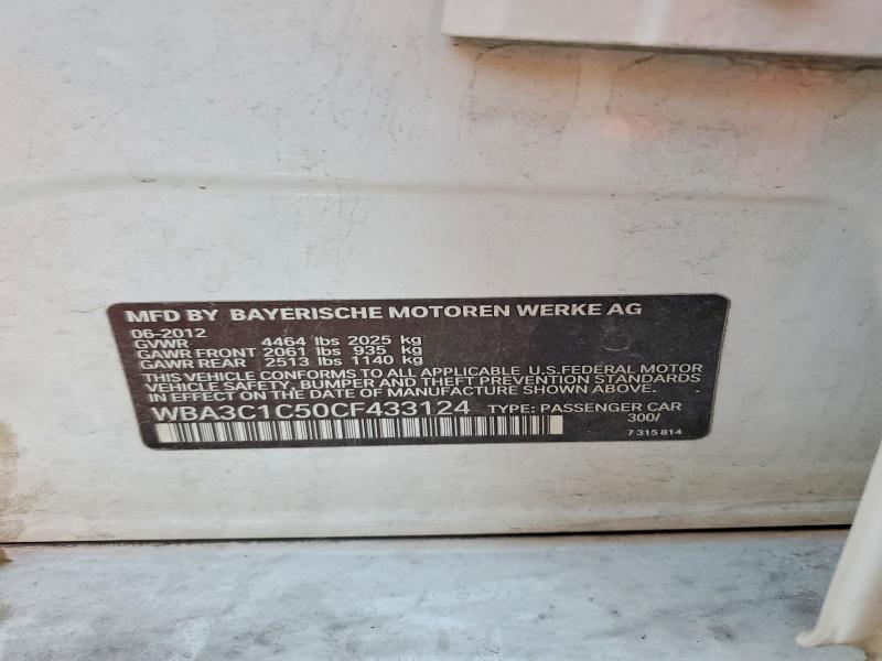 Aukcja sprzedaży 2012 Bmw 328, vin: WBA3C1C50CF433124, numer aukcji: 64067106