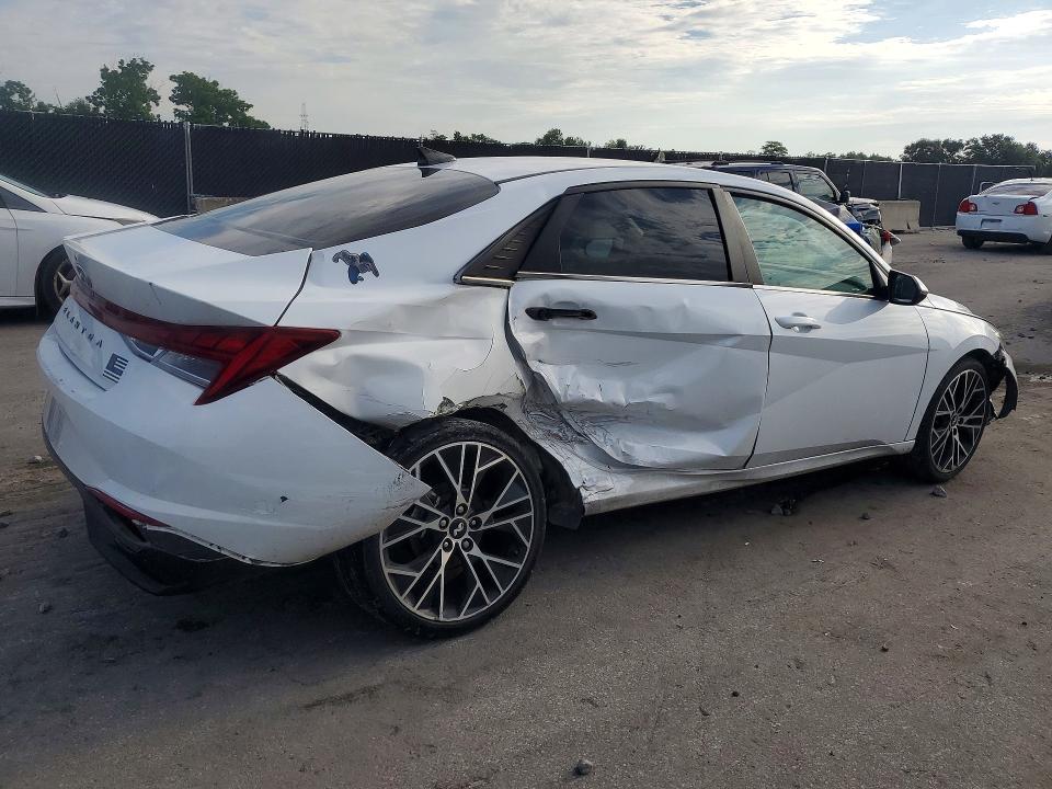 Продажа на аукционе авто 2021 Hyundai Elantra, vin: 5NPLN4AG2MH033947, номер лота: 66102486