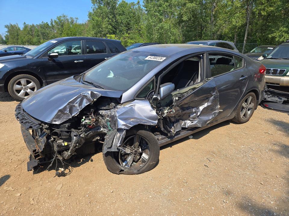 2018 Kia Forte მანქანა იყიდება აუქციონზე, vin: 3KPFL4A7XJE191519, აუქციონის ნომერი: 64380226