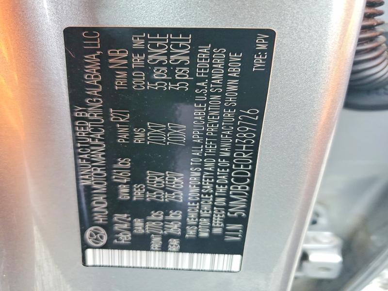 Продаж на аукціоні авто 2024 Hyundai Tucson, vin: 5NMJBCDE0RH389726, номер лоту: 64385886