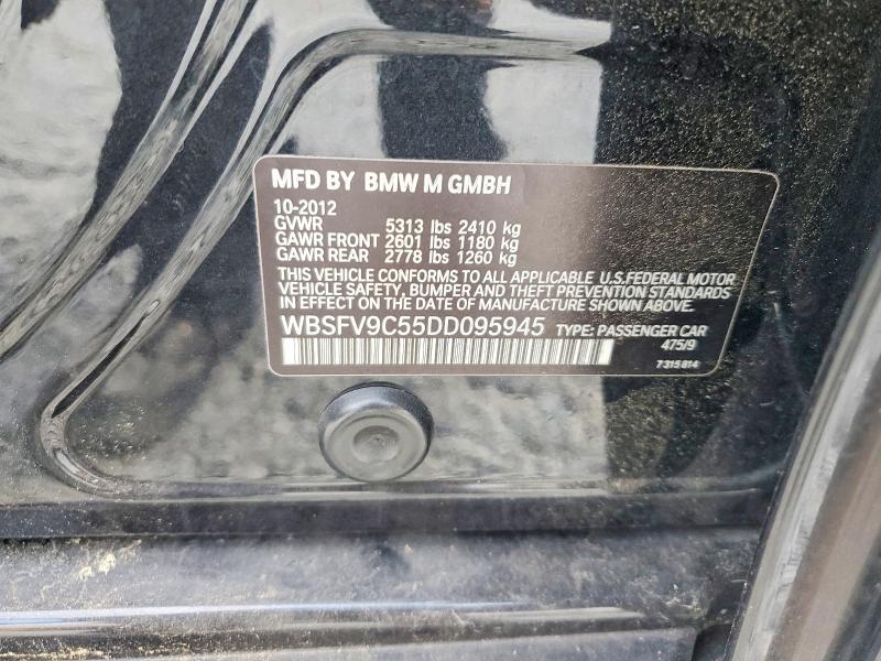Aukcja sprzedaży 2013 Bmw M5, vin: WBSFV9C55DD095945, numer aukcji: 66845756