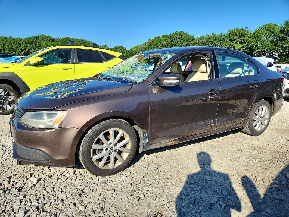 2011 Volkswagen Jetta მანქანა იყიდება აუქციონზე, vin: 3VWDZ7AJ8BM053081, აუქციონის ნომერი: 63176626
