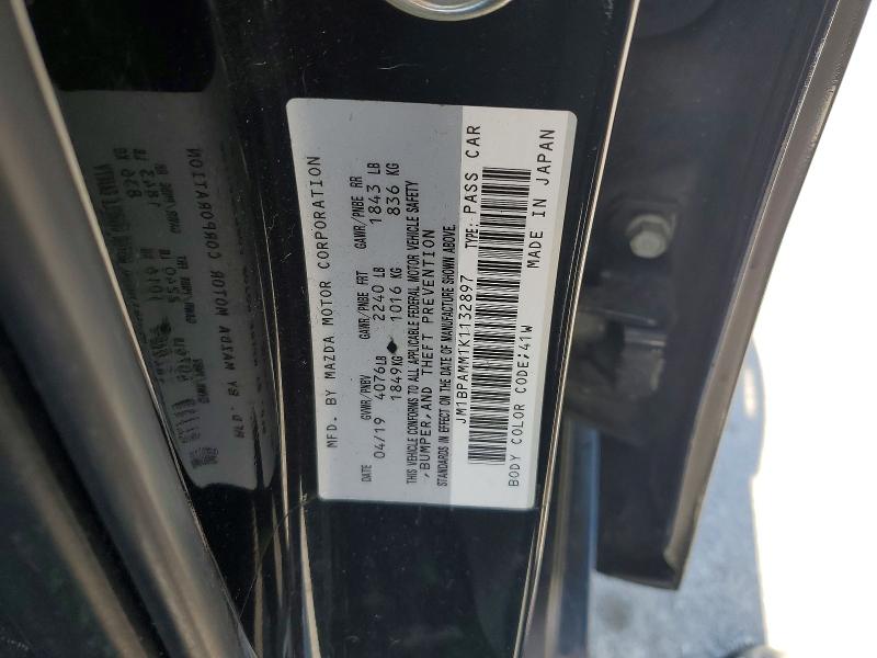 Aukcja sprzedaży 2019 Mazda 3, vin: JM1BPAMM1K1132897, numer aukcji: 66708036