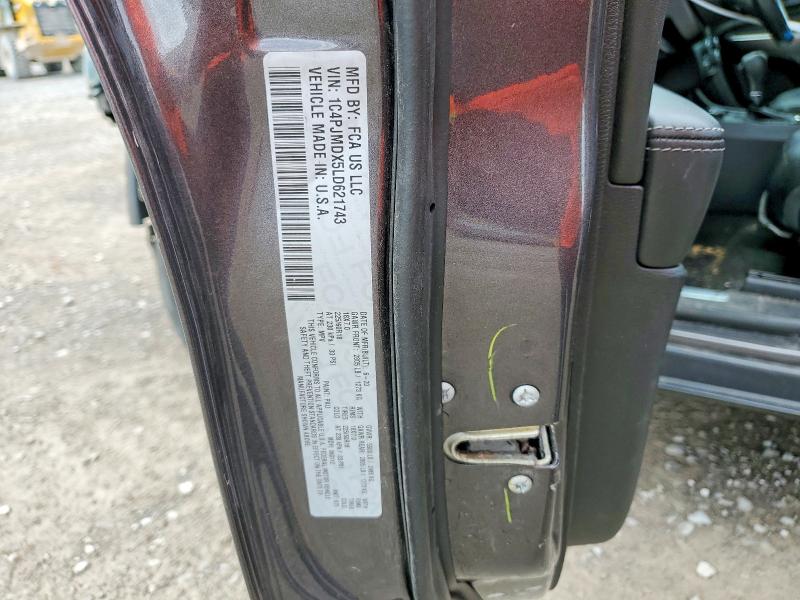 Продажа на аукционе авто 2020 Jeep Cherokee, vin: 1C4PJMDX5LD621743, номер лота: 66212106