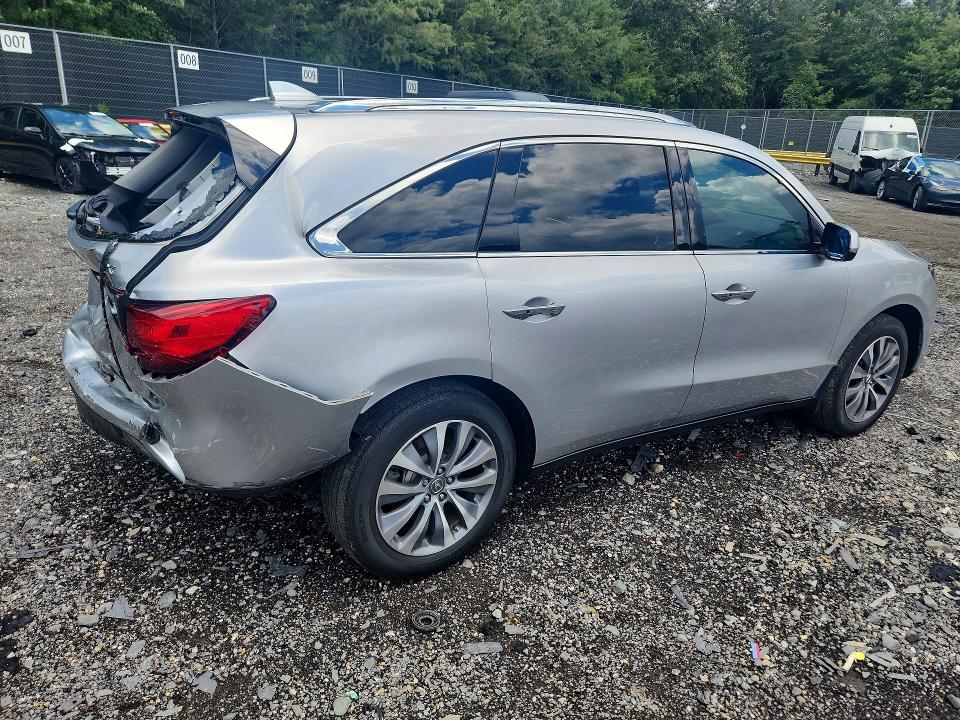 63862316 :رقم المزاد ، 5FRYD4H48EB047158 vin ، 2014 Acura Mdx مزاد بيع