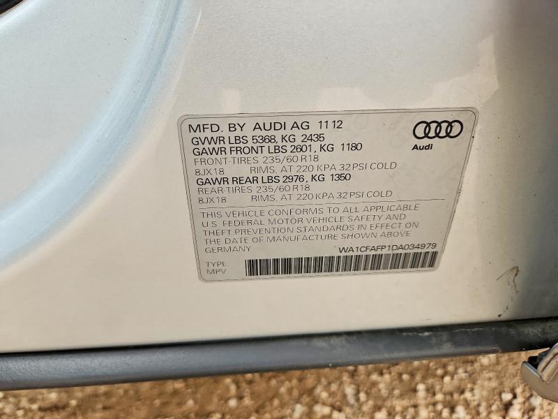 Продаж на аукціоні авто 2013 Audi Q5, vin: WA1CFAFP1DA034979, номер лоту: 64151286