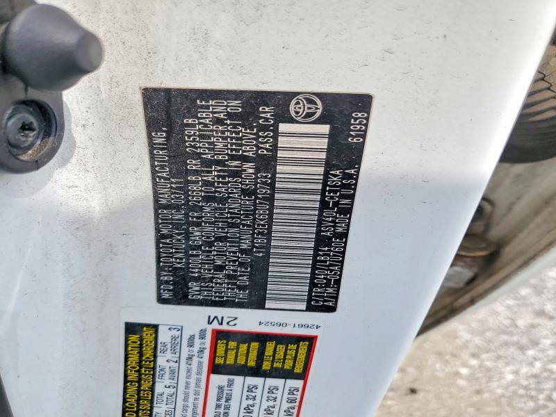 63896446 :رقم المزاد ، 4T1BF3EK6BU719733 vin ، 2011 Toyota Camry مزاد بيع