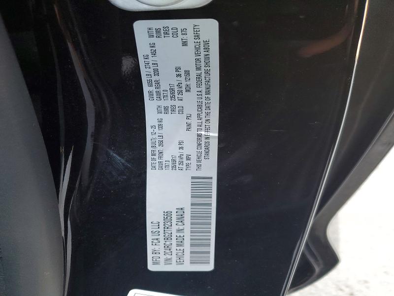 65272776 :رقم المزاد ، 2C4RC1BG2TR230566 vin ، 2026 Chrysler Pacifica مزاد بيع