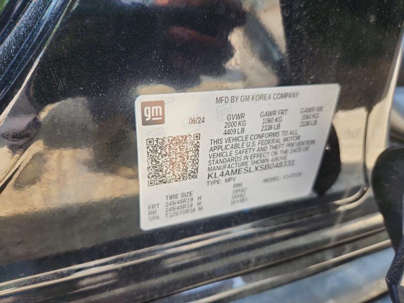 2025 Buick Encore Gx მანქანა იყიდება აუქციონზე, vin: KL4AMESLXSB048331, აუქციონის ნომერი: 64534746