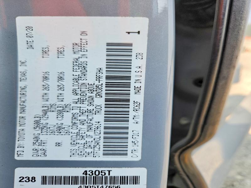 Продажа на аукционе авто 2020 Toyota Tacoma, vin: 5TFCZ5AN3LX239614, номер лота: 63840356