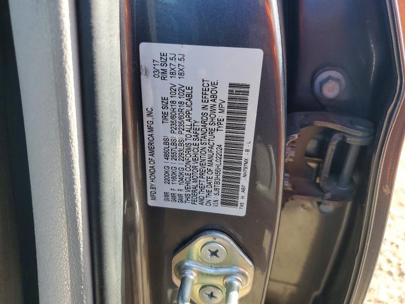 2017 Acura Rdx მანქანა იყიდება აუქციონზე, vin: 5J8TB3H56HL022024, აუქციონის ნომერი: 66215466