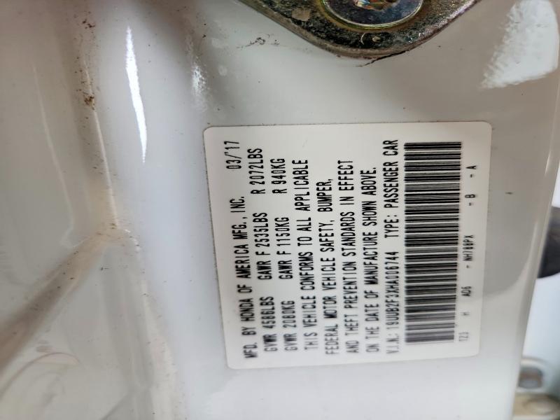 62705656 :رقم المزاد ، 19UUB2F3XHA006744 vin ، 2017 Acura Tlx مزاد بيع