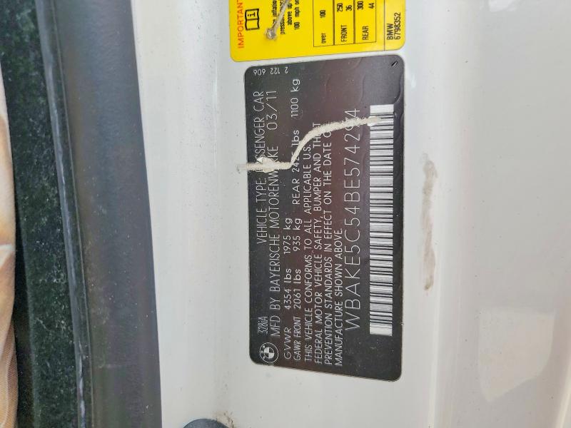 Aukcja sprzedaży 2011 Bmw 328, vin: WBAKE5C54BE574294, numer aukcji: 66624366