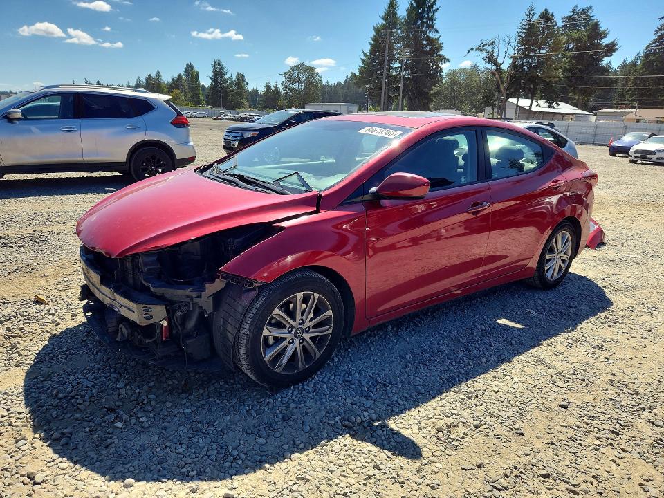 Продаж на аукціоні авто 2015 Hyundai Elantra, vin: KMHDH4AEXFU253335, номер лоту: 64618766