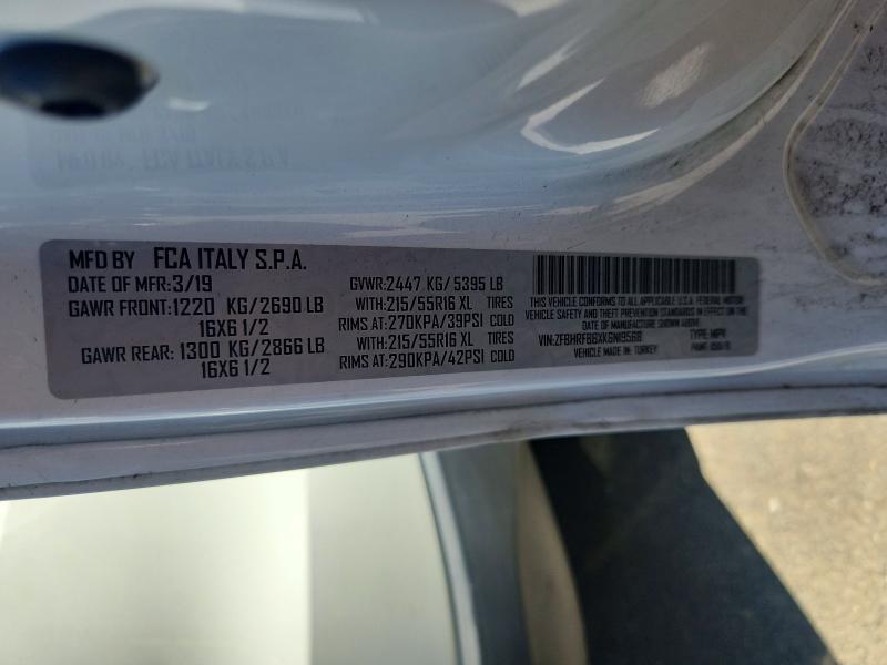 Продаж на аукціоні авто 2019 Ram Promaster City, vin: ZFBHRFBBXK6N19568, номер лоту: 63891236