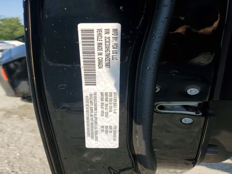 2022 Dodge Charger მანქანა იყიდება აუქციონზე, vin: 2C3CDXHG7NH227687, აუქციონის ნომერი: 64251686