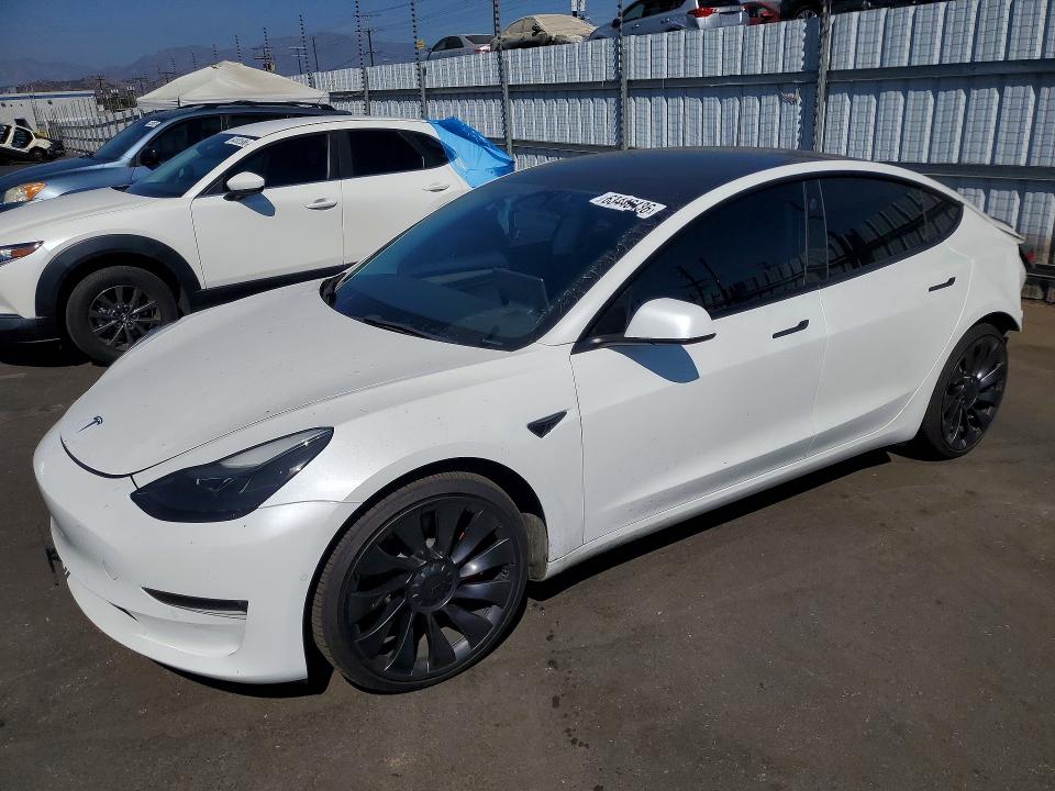 2022 Tesla Model 3 მანქანა იყიდება აუქციონზე, vin: 5YJ3E1EC1NF209313, აუქციონის ნომერი: 63446436