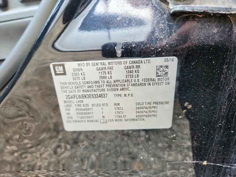 Aukcja sprzedaży 2014 Gmc Terrain, vin: 2GKFLWEK3E6334637, numer aukcji: 64192576