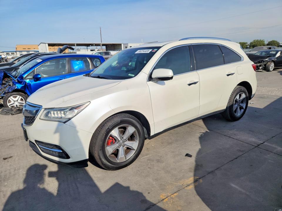 2016 Acura Mdx მანქანა იყიდება აუქციონზე, vin: 5FRYD3H23GB010482, აუქციონის ნომერი: 66254406