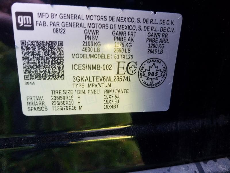 Продаж на аукціоні авто 2022 Gmc Terrain, vin: 3GKALTEV6NL285741, номер лоту: 65297396