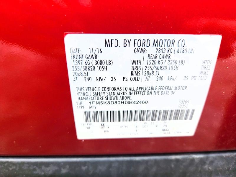 Aukcja sprzedaży 2017 Ford Explorer, vin: 1FM5K8D80HGB42460, numer aukcji: 65153786