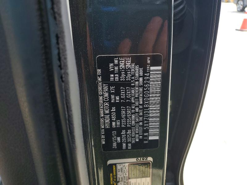 66094686 :رقم المزاد ، 5XYZU3LBXDG056294 vin ، 2013 Hyundai Santa Fe Sport مزاد بيع