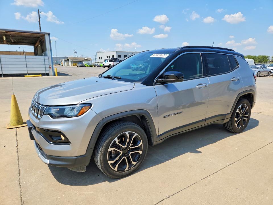 2022 Jeep Compass მანქანა იყიდება აუქციონზე, vin: 3C4NJDCB1NT210348, აუქციონის ნომერი: 67223076