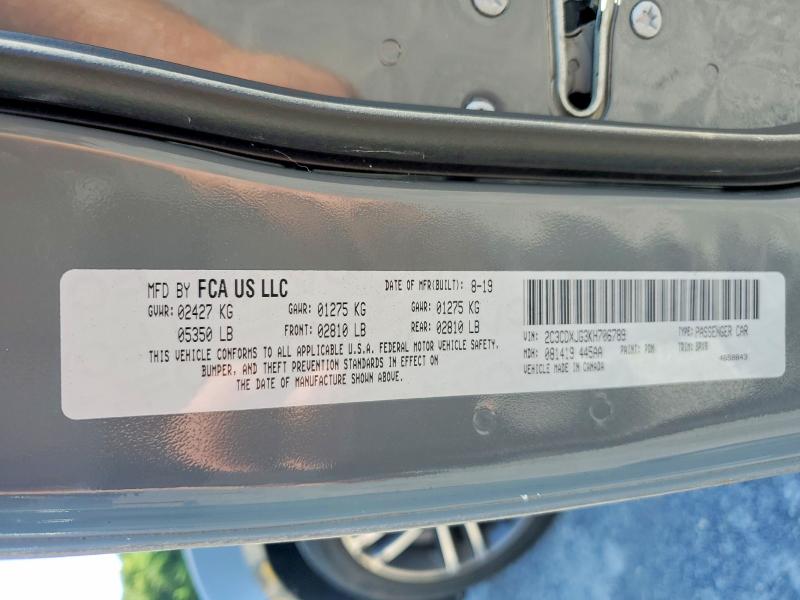 66546886 :رقم المزاد ، 2C3CDXJG3KH706789 vin ، 2019 Dodge Charger مزاد بيع