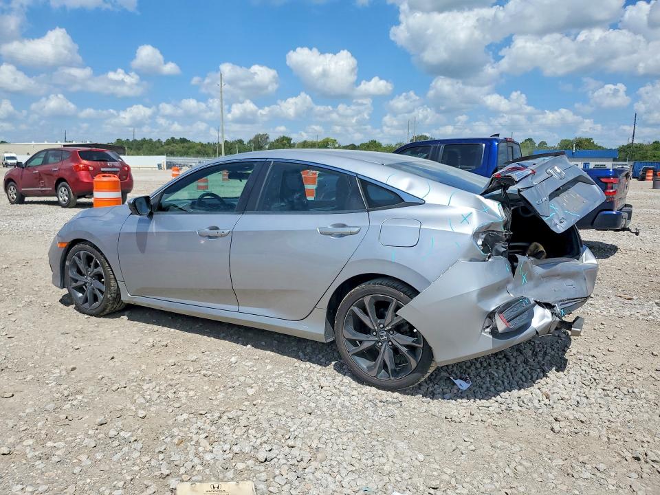 64893646 :رقم المزاد ، 19XFC2F83LE010494 vin ، 2020 Honda Civic مزاد بيع