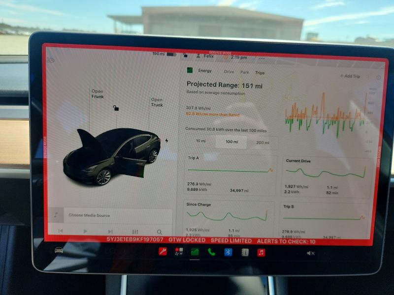 64482146 :رقم المزاد ، 5YJ3E1EB9KF197057 vin ، 2019 Tesla Model 3 مزاد بيع