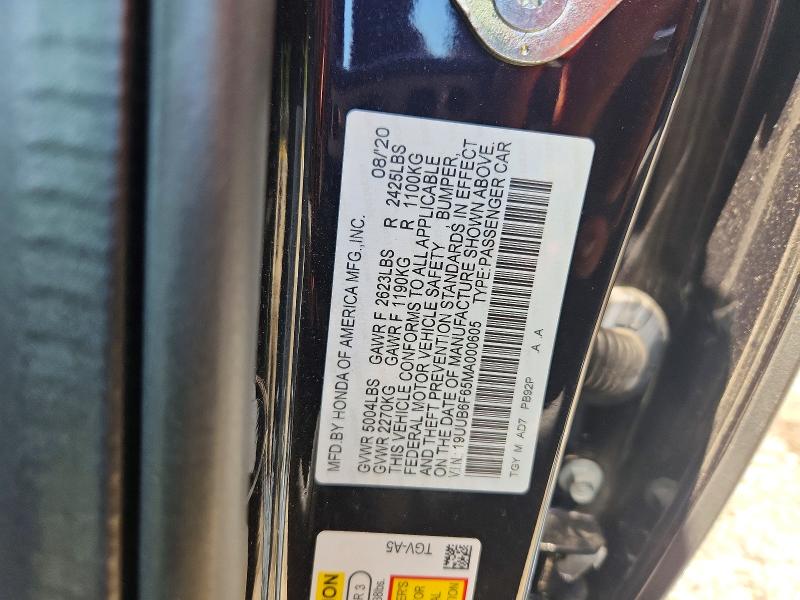 Продажа на аукционе авто 2021 Acura Tlx, vin: 19UUB6F65MA000605, номер лота: 63874816