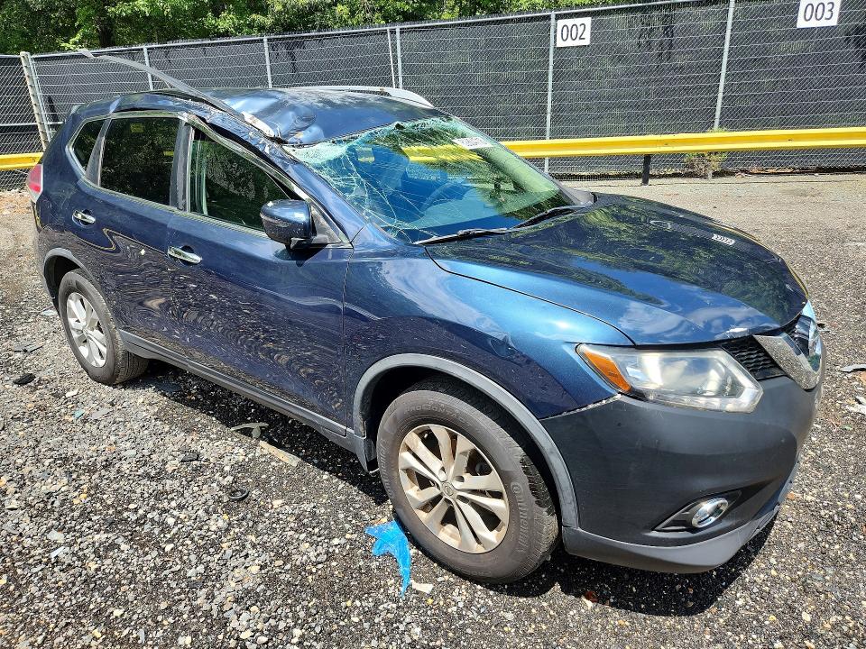 2016 Nissan Rogue მანქანა იყიდება აუქციონზე, vin: KNMAT2MV0GP683784, აუქციონის ნომერი: 62804716
