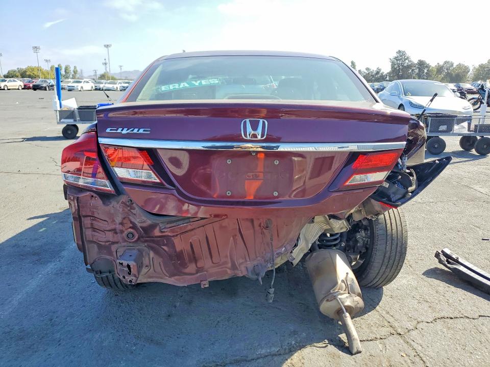 Продажа на аукционе авто 2015 Honda Civic, vin: 19XFB2F92FE256422, номер лота: 64593346
