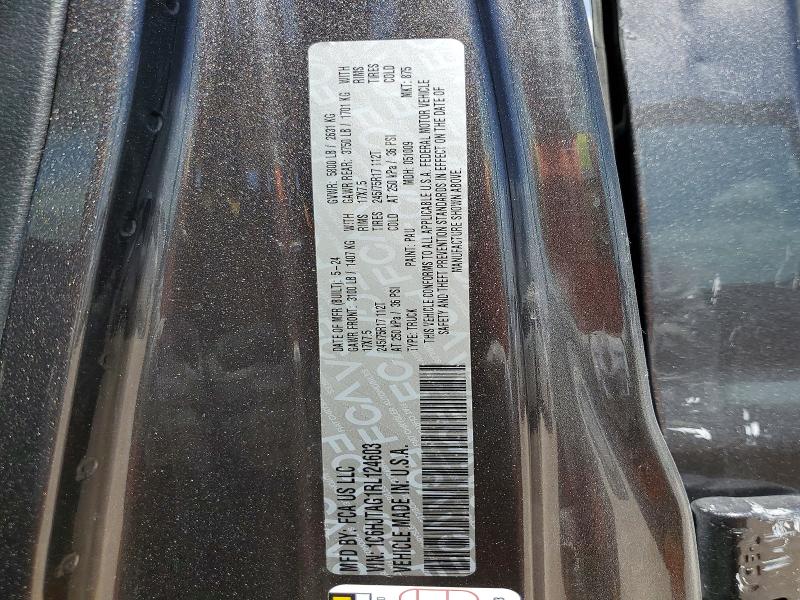 Продажа на аукционе авто 2024 Jeep Gladiator, vin: 1C6HJTAG1RL124603, номер лота: 65872356