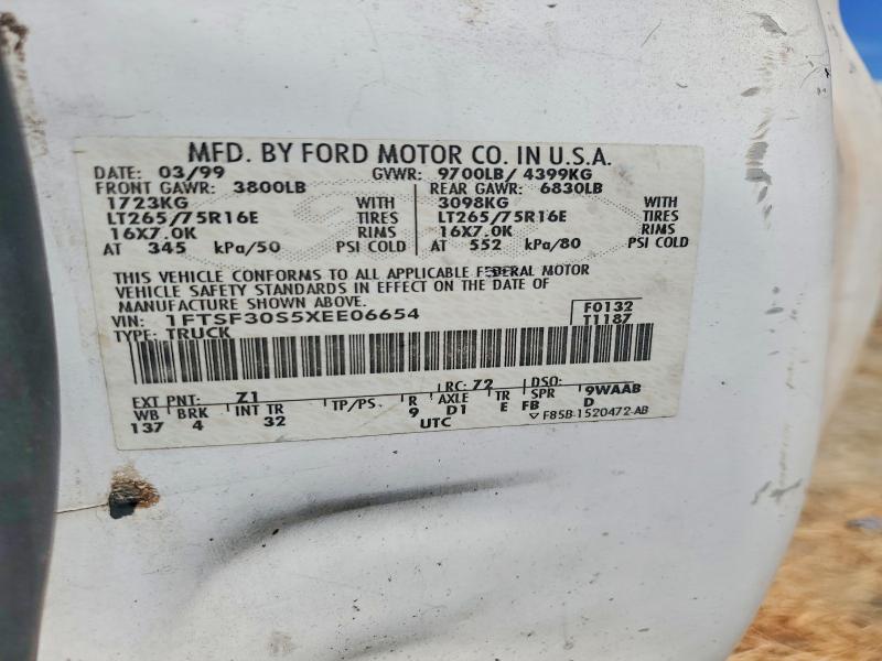 Продаж на аукціоні авто 1999 Ford F350, vin: 1FTSF30S5XEE06654, номер лоту: 66321986