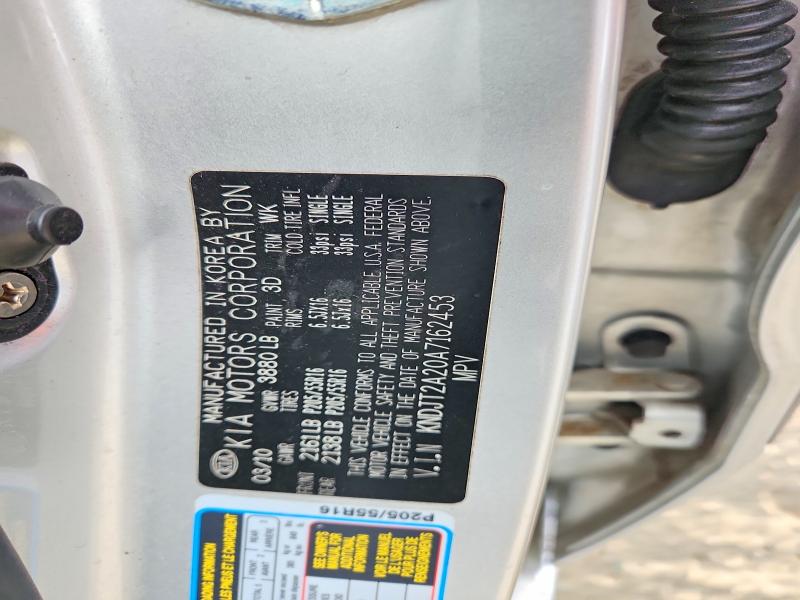 63433066 :رقم المزاد ، KNDJT2A20A7162453 vin ، 2010 Kia Soul مزاد بيع