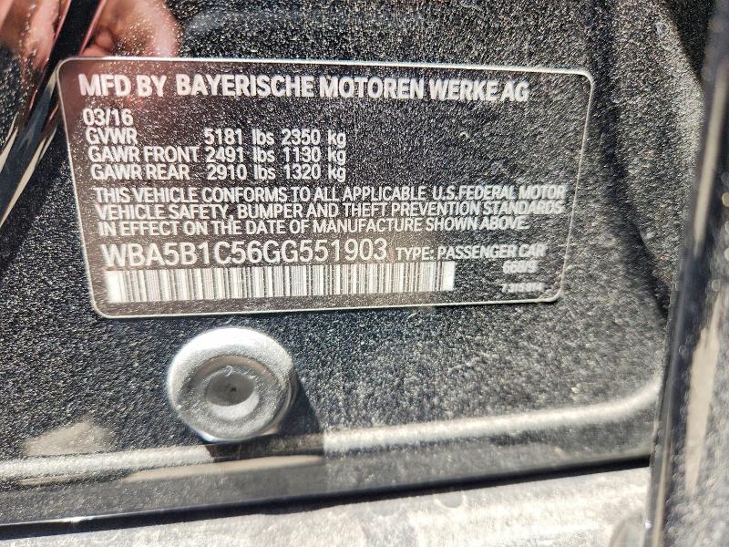 Продажа на аукционе авто 2016 Bmw 535, vin: WBA5B1C56GG551903, номер лота: 65211726