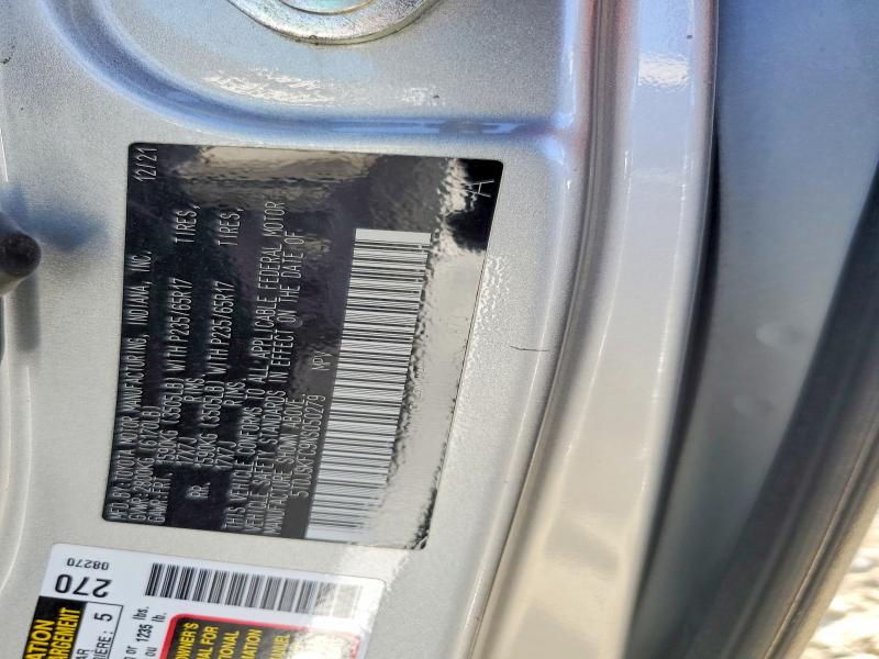 Aukcja sprzedaży 2022 Toyota Sienna, vin: 5TDJSKFC9NS050279, numer aukcji: 66731576