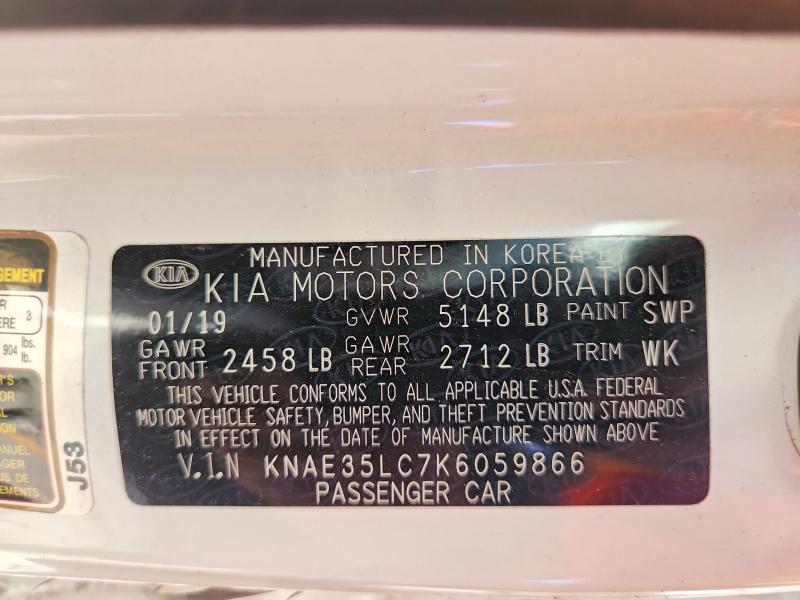 Aukcja sprzedaży 2019 Kia Stinger, vin: KNAE35LC7K6059866, numer aukcji: 64991636