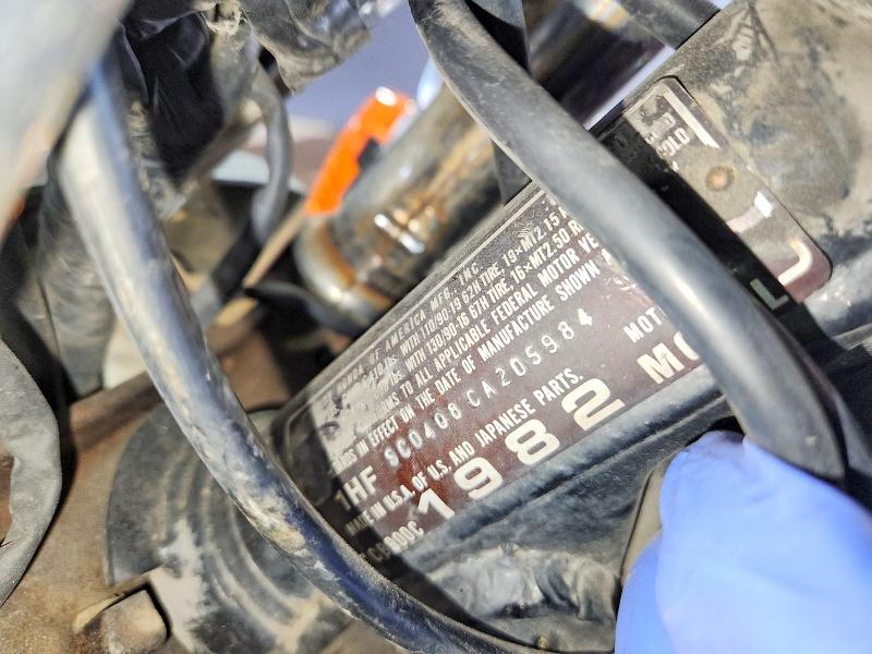 Aukcja sprzedaży 1982 Honda Cb900, vin: 1HFSC0408CA205984, numer aukcji: 66385216