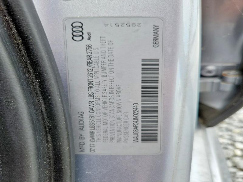Aukcja sprzedaży 2018 Audi A6, vin: WAUG8AFC4JN022440, numer aukcji: 66134666