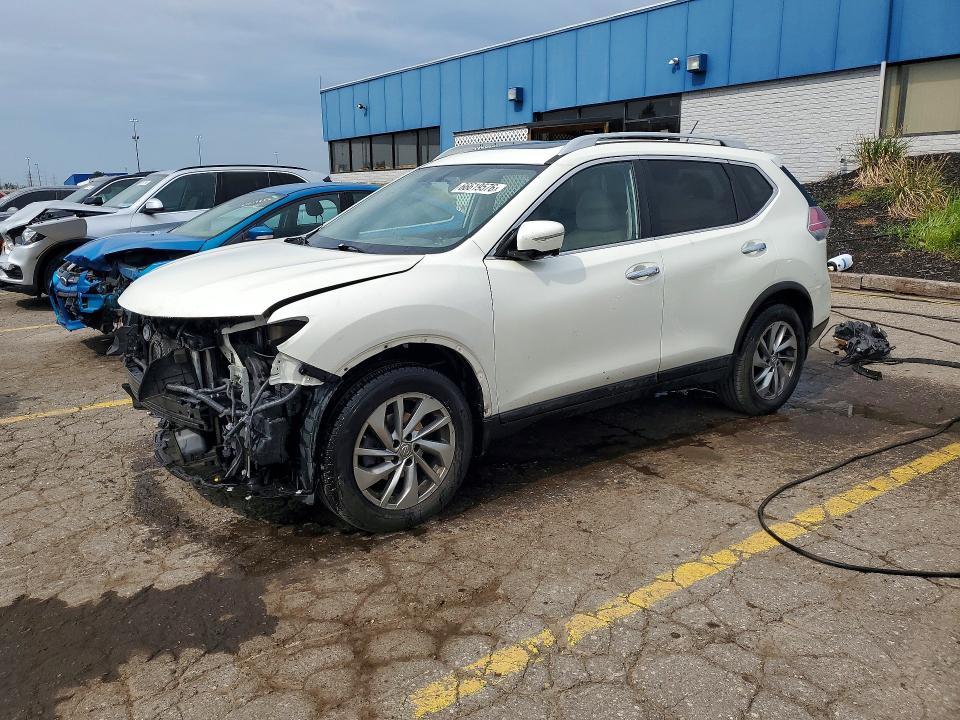 66619576 :رقم المزاد ، 5N1AT2MV8FC760595 vin ، 2015 Nissan Rogue مزاد بيع