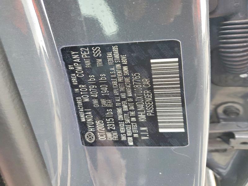 Продаж на аукціоні авто 2026 Hyundai Elantra, vin: KMHLN4DJXTU187765, номер лоту: 67179206