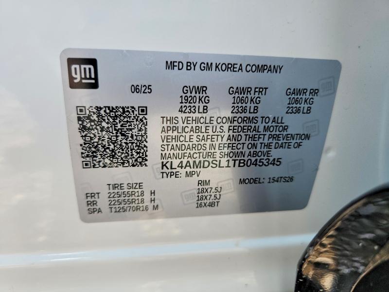 Aukcja sprzedaży 2026 Buick Encore Gx, vin: KL4AMDSL1TB045345, numer aukcji: 64593856