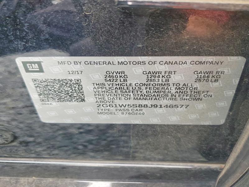 Продаж на аукціоні авто 2018 Cadillac Xts, vin: 2G61W5S88J9146577, номер лоту: 64893816