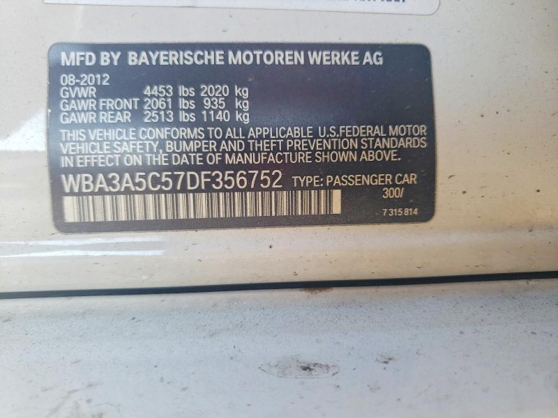 Aukcja sprzedaży 2013 Bmw 328, vin: WBA3A5C57DF356752, numer aukcji: 64974916