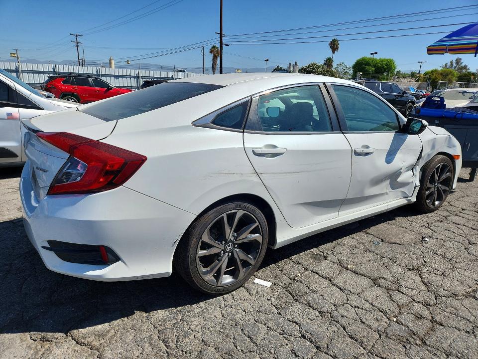 63590016 :رقم المزاد ، 2HGFC2F89LH601225 vin ، 2020 Honda Civic مزاد بيع