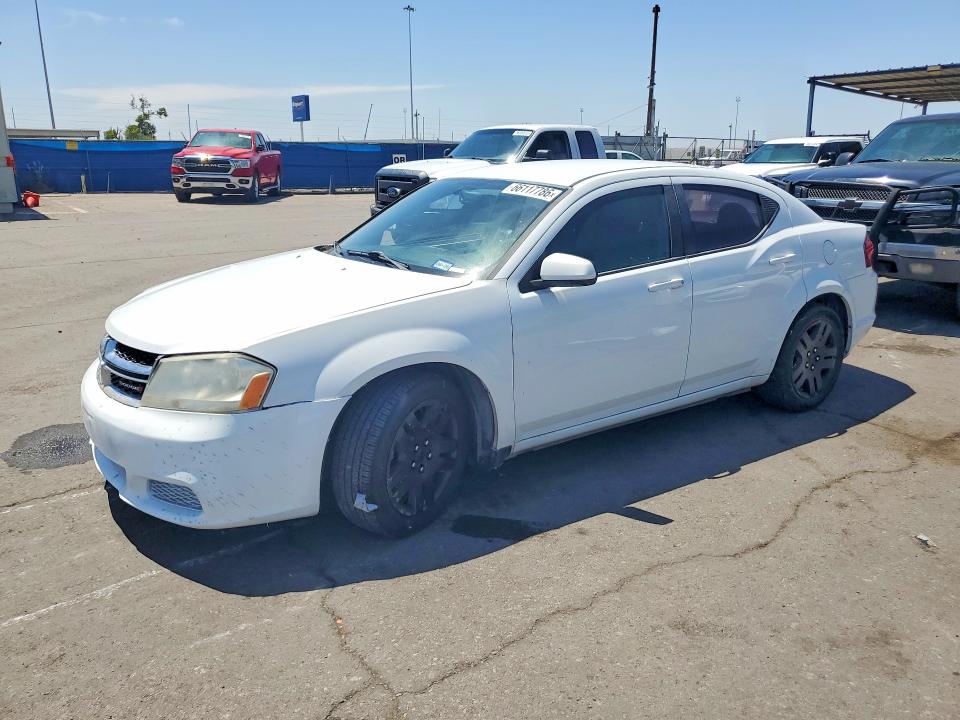 66117786 :رقم المزاد ، 1C3CDZAB3EN130259 vin ، 2014 Dodge Avenger مزاد بيع