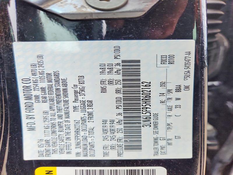 Aukcja sprzedaży 2017 Lincoln Mkz, vin: 3LN6L5F95HR602162, numer aukcji: 65881766